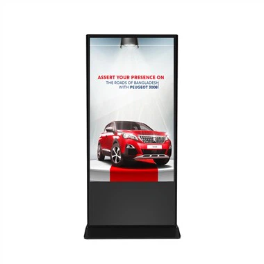 תצוגת שילוט דיגיטלית של חנות רכב