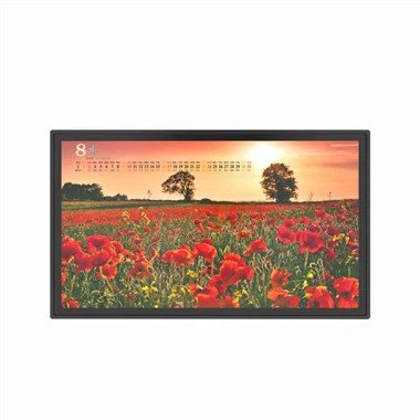 תצוגת שילוט דיגיטלית המותקנת בקיר